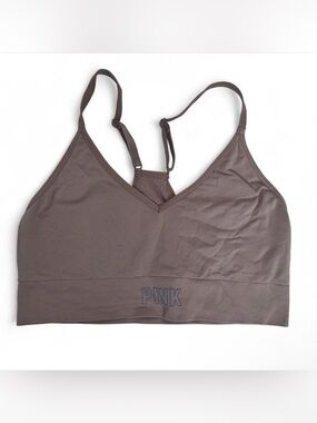 PINK Victoria's Secret Nude Sports Bra